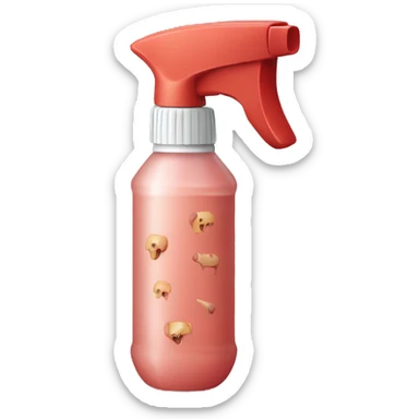 Spray bottle but it's all meat, and bone. sticker