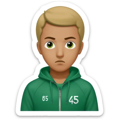 Squid game number 456 sticker