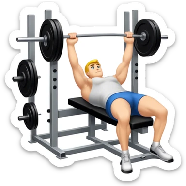 close-grip flat-benchpress sticker