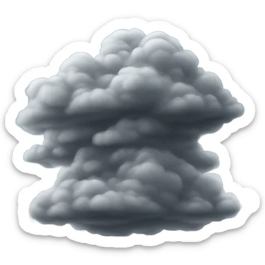 cloudy sky sticker