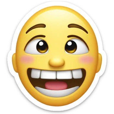 Crying laughing  sticker