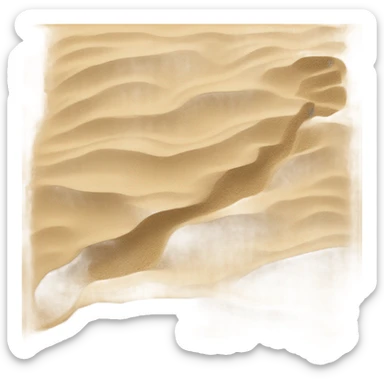 Drawing line in sand sticker