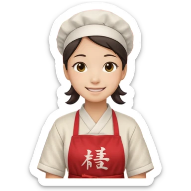 emoji de um lojista japones em uma barraquinha de comida sticker