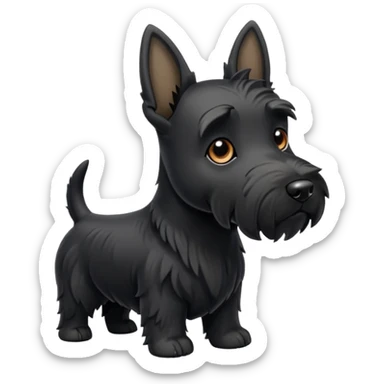 Scottish terrier dog sticker