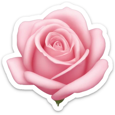 a pastel pink rose bud sticker