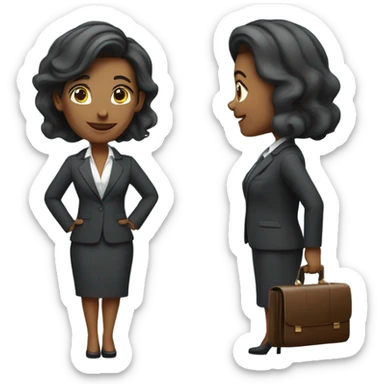 Bussines woman sticker