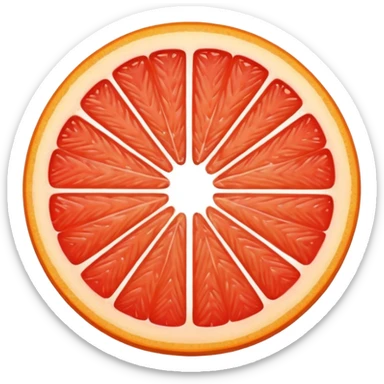 grapefruit sticker