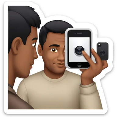 Filming iphone sticker