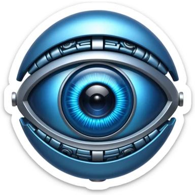 Ai robot eye sticker
