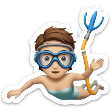 Swim underwater  sticker