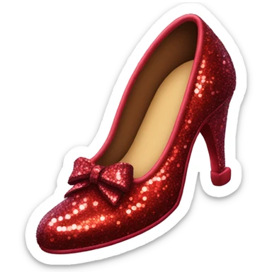 Ruby slippers sticker