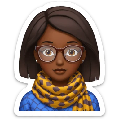 madre con jafas arrabe sticker