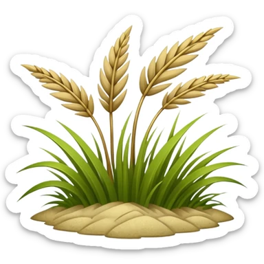 Khaki Grass sticker