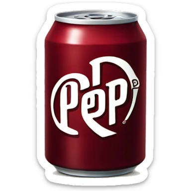 One Dr Pepper can sticker