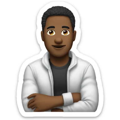 The phrase “jk chill” want text as emoji sticker