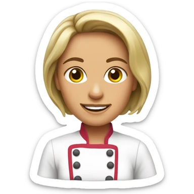 Dona de casa cozinhando sticker