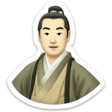 japanese-aristocrat-from-the-Heian-era sticker