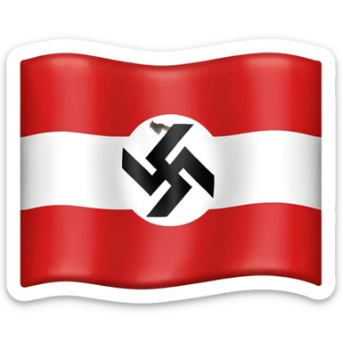 Nazi flag sticker
