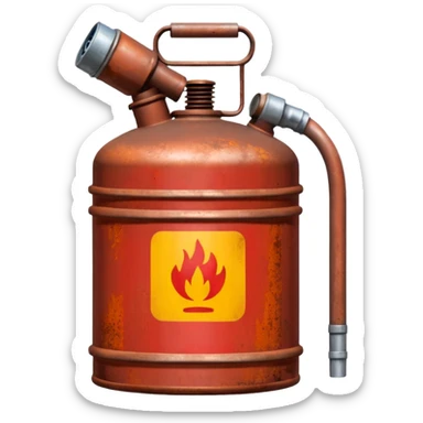 petrol canister sticker