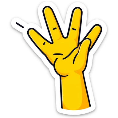 Thank you emoji sticker