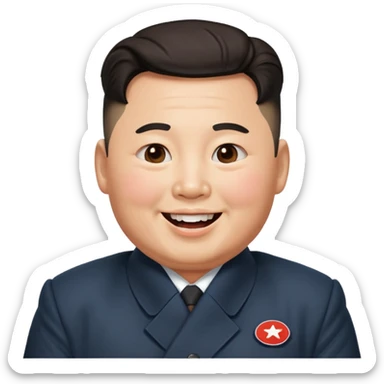 Kim Jong Un emoji sticker