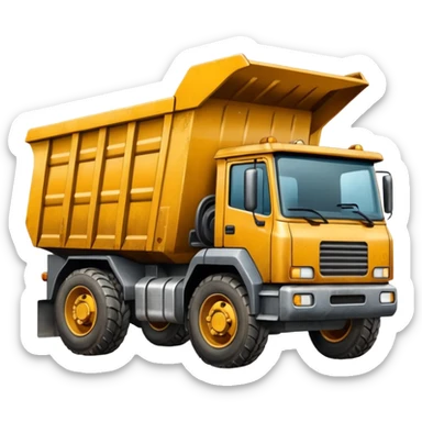 Dump truck sticker