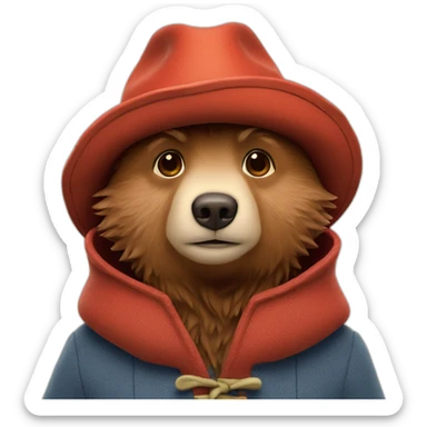 small-face-paddington-bear sticker
