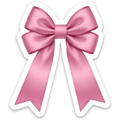 İt should give clean girl vibe it should be an emoji like an ribbon pink sticker