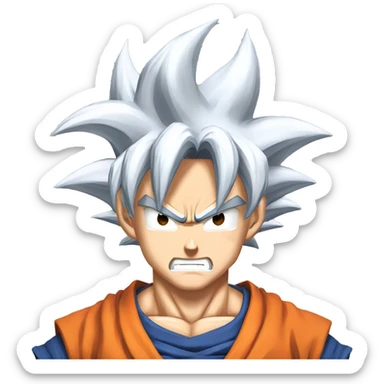 Goku from dbz sticker