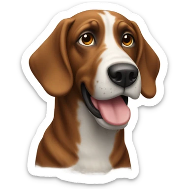 Hunting dog sticker