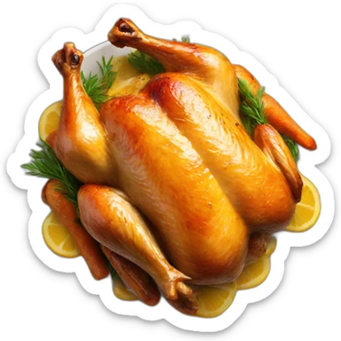 roast chicken sticker