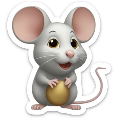 Mouse in the labirinth sticker