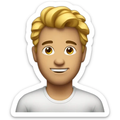 Hombre gordo  sticker