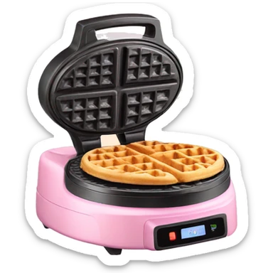 Pink waffle maker  sticker
