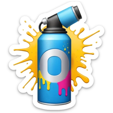 spray paint  sticker