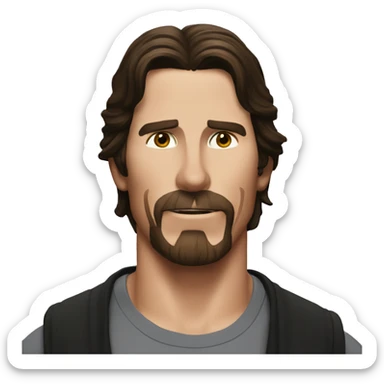 christian bale  sticker
