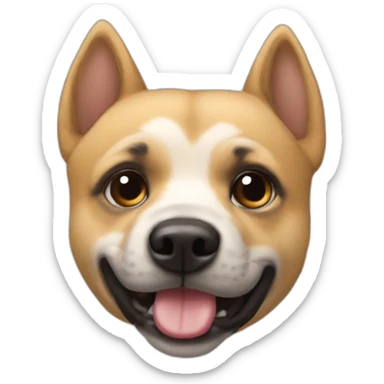 perro viajero sticker