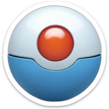 Evoli sur une poké-ball sticker