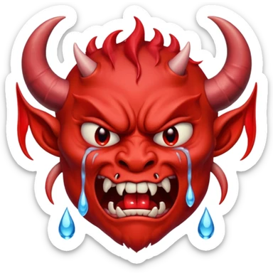 Crybaby Demon sticker