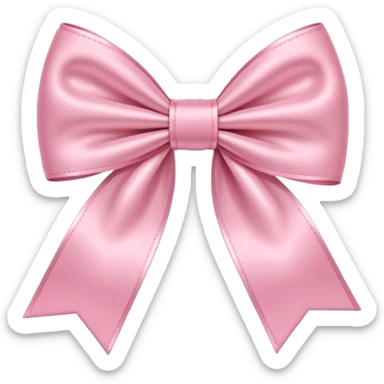 fiocco rosa aesthetic sticker