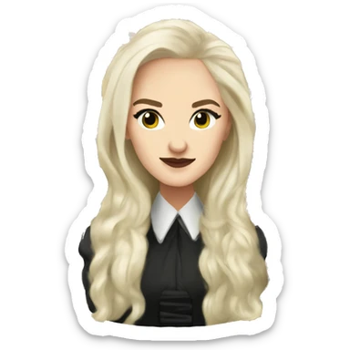 Kelly McDonald as narcissa malfoy sticker