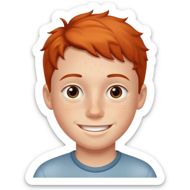 I shall go there later.  Boy sticker