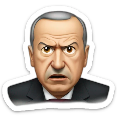Recep tayyip erdoğan angry sticker
