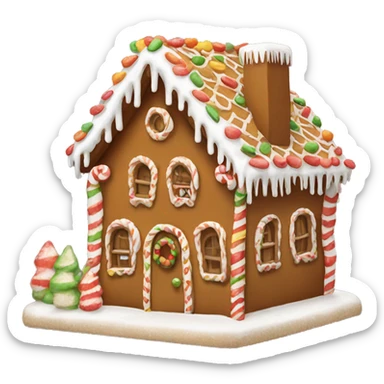 gingerbread house sticker