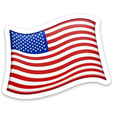 America in Distress upside down flag emoji sticker