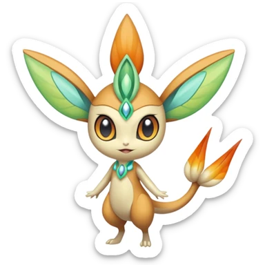 Meloetta-Victini-Celebi-fusion  sticker