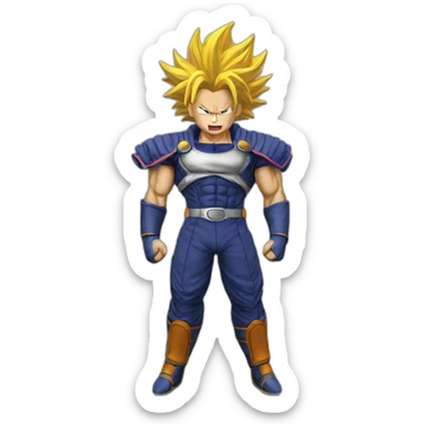 Trunks ssj3 sticker