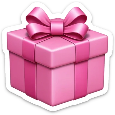 pink present sticker