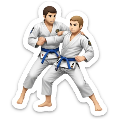 A jiu jitsu takedown sticker