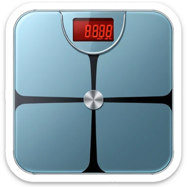 pesa de baño con 140 kilos sticker